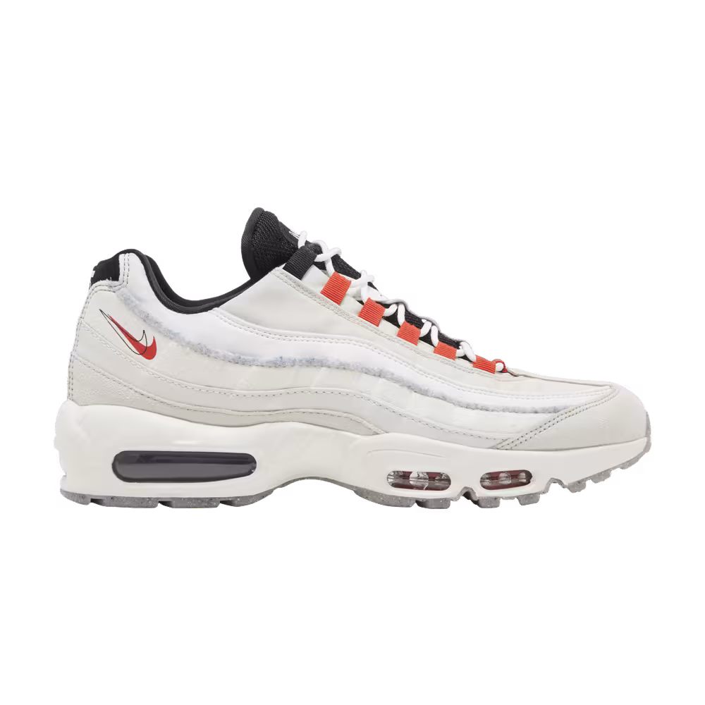 Nike Air Max 95 SE Double Swoosh - Light Bone Habanero Red