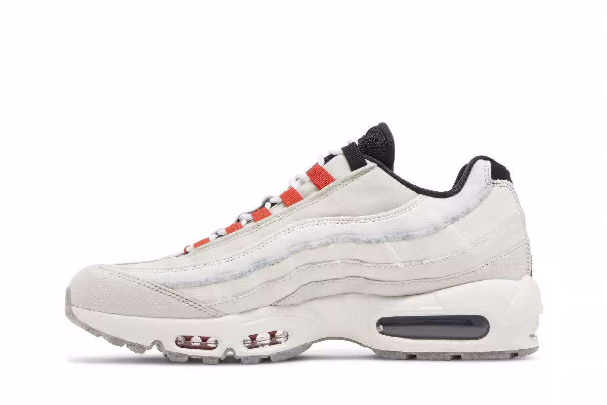 Nike Air Max 95 SE Double Swoosh - Light Bone Habanero Red, view 4