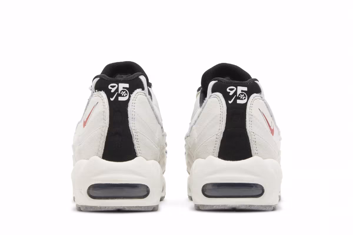 Nike Air Max 95 SE Double Swoosh - Light Bone Habanero Red, view 7