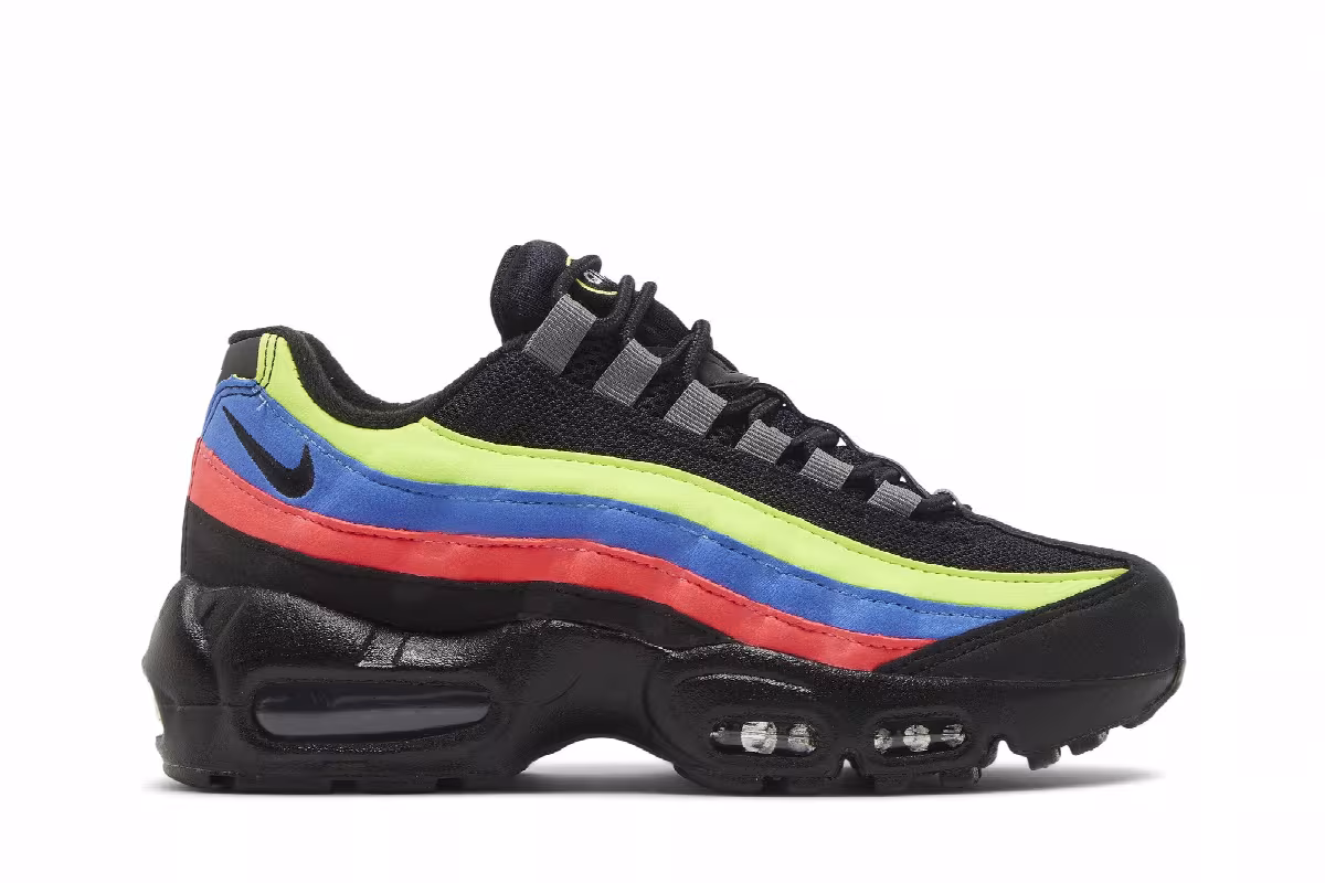 Nike Air Max 95 GS Black Neon, view 2