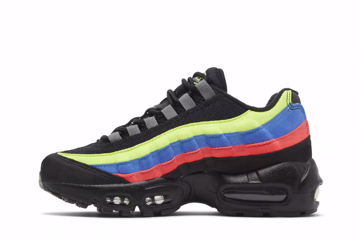 Nike Air Max 95 GS Black Neon, view 4