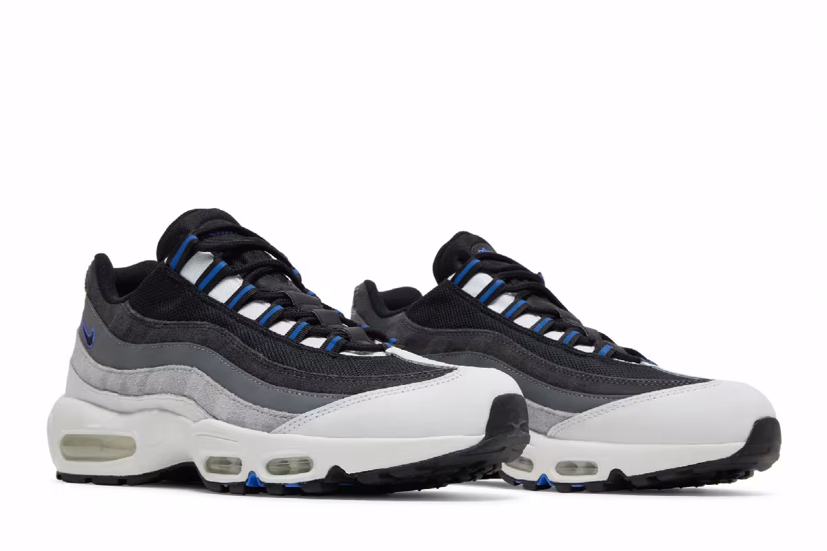 Nike Air Max 95 Black Medium Blue, view 9