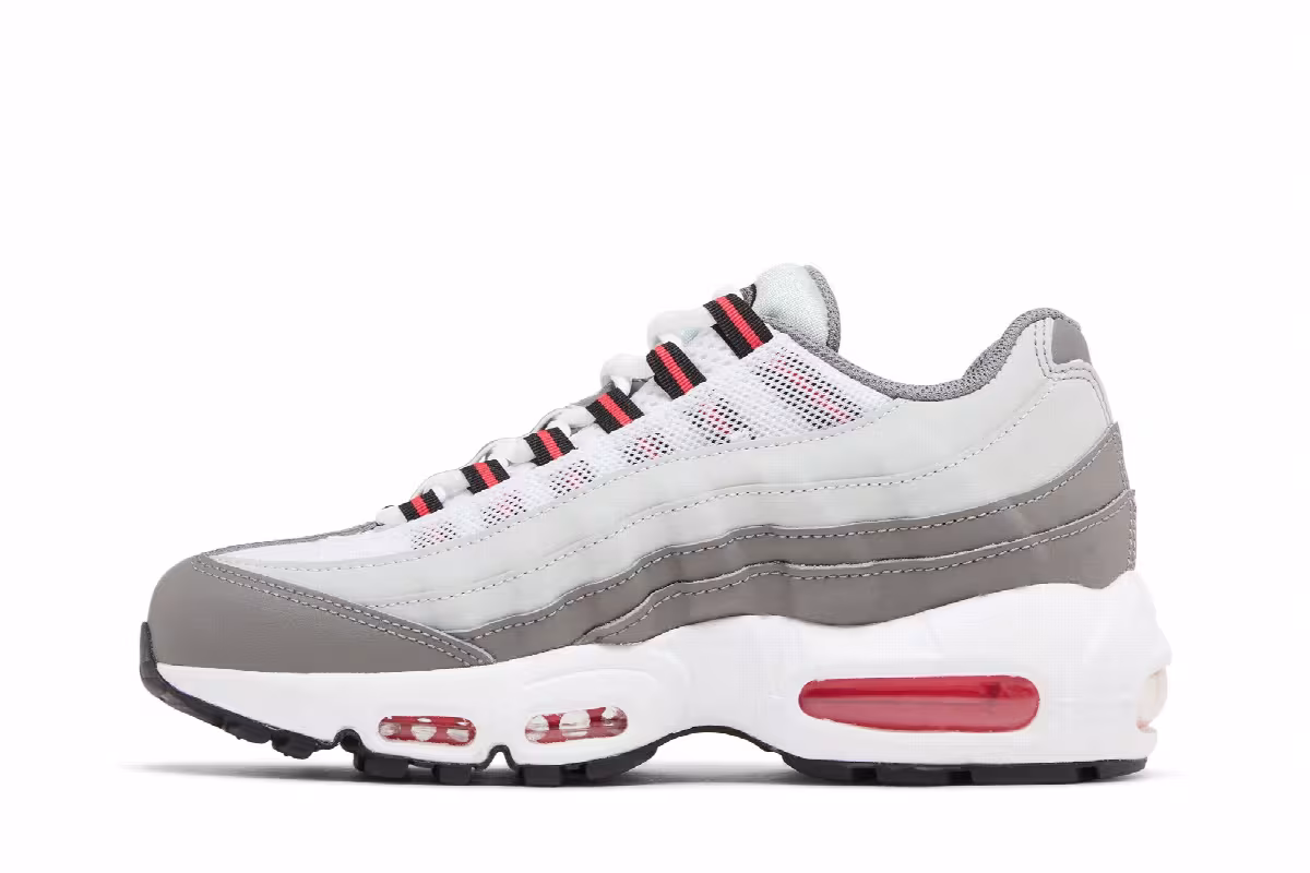 Nike Air Max 95 Recraft GS Light Silver Flat Pewter, view 4