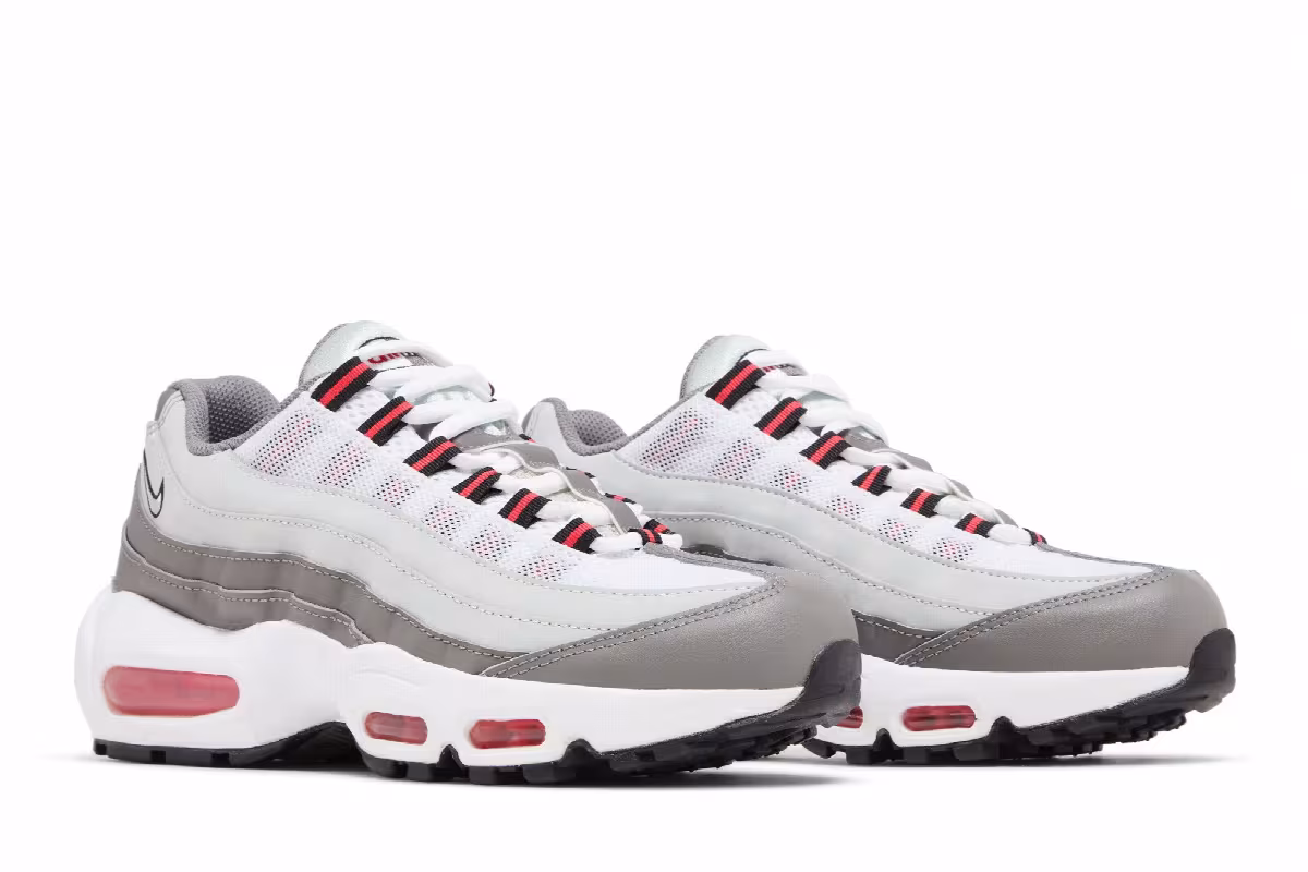 Nike Air Max 95 Recraft GS Light Silver Flat Pewter, view 9