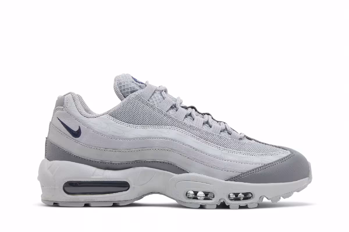 Nike Air Max 95 Wolf Grey Midnight Navy, view 2