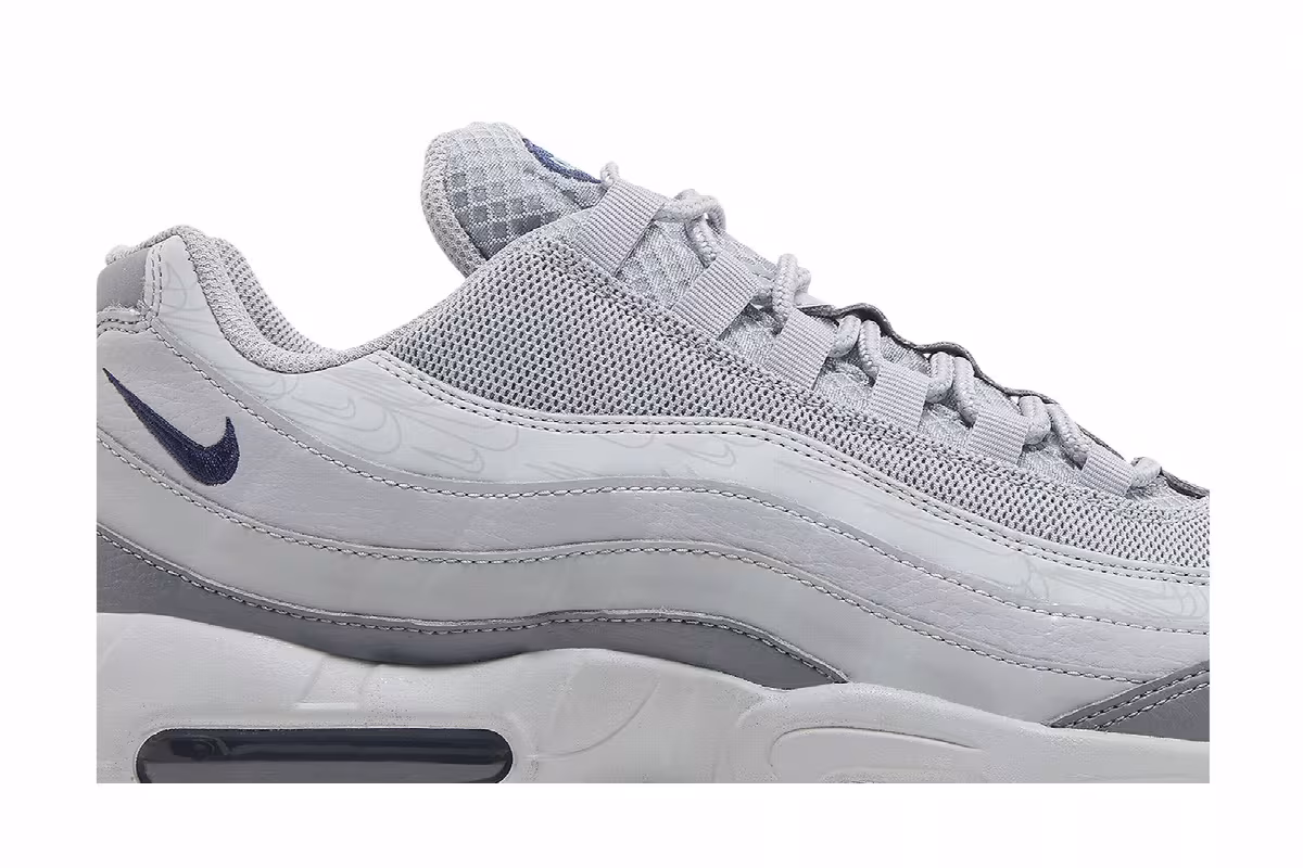 Nike Air Max 95 Wolf Grey Midnight Navy, view 3