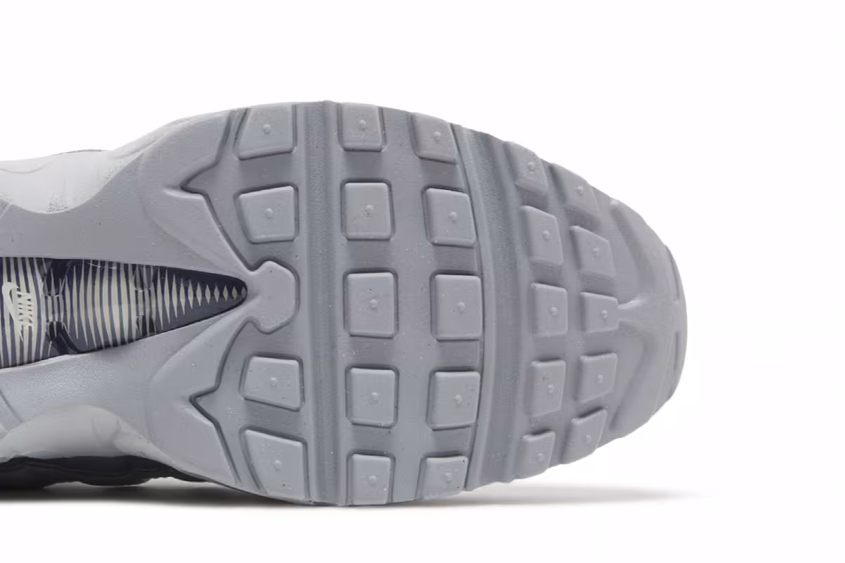 Nike Air Max 95 Wolf Grey Midnight Navy, view 6