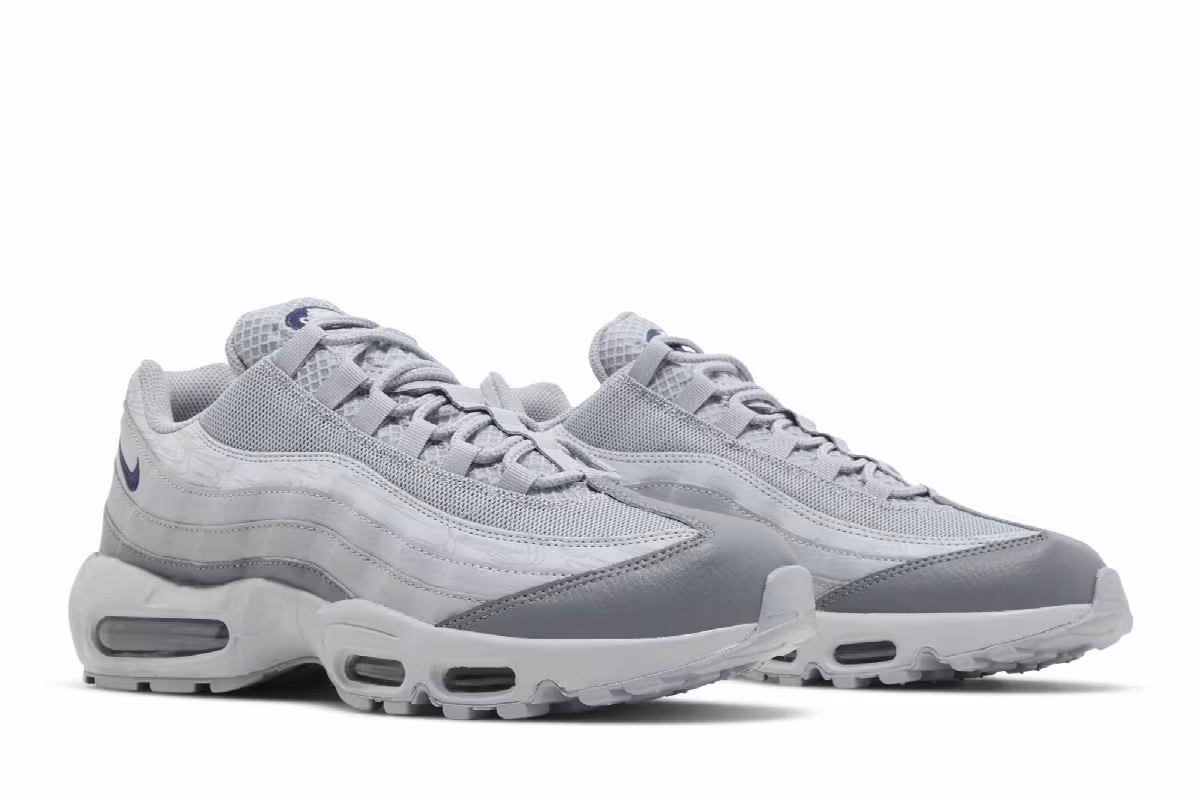 Nike Air Max 95 Wolf Grey Midnight Navy, view 9