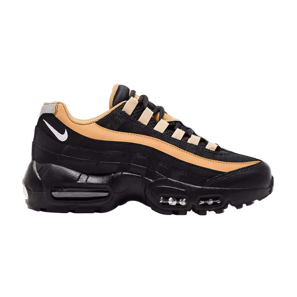 Nike Air Max 95 Recraft GS Black Elemental Gold