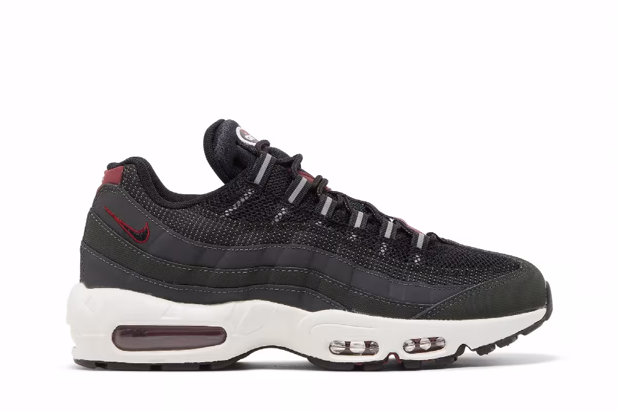 Nike Air Max 95 Grey Team Red, view 2