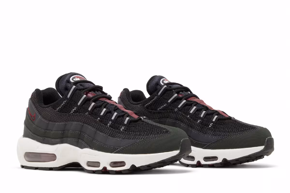 Nike Air Max 95 Grey Team Red, view 9