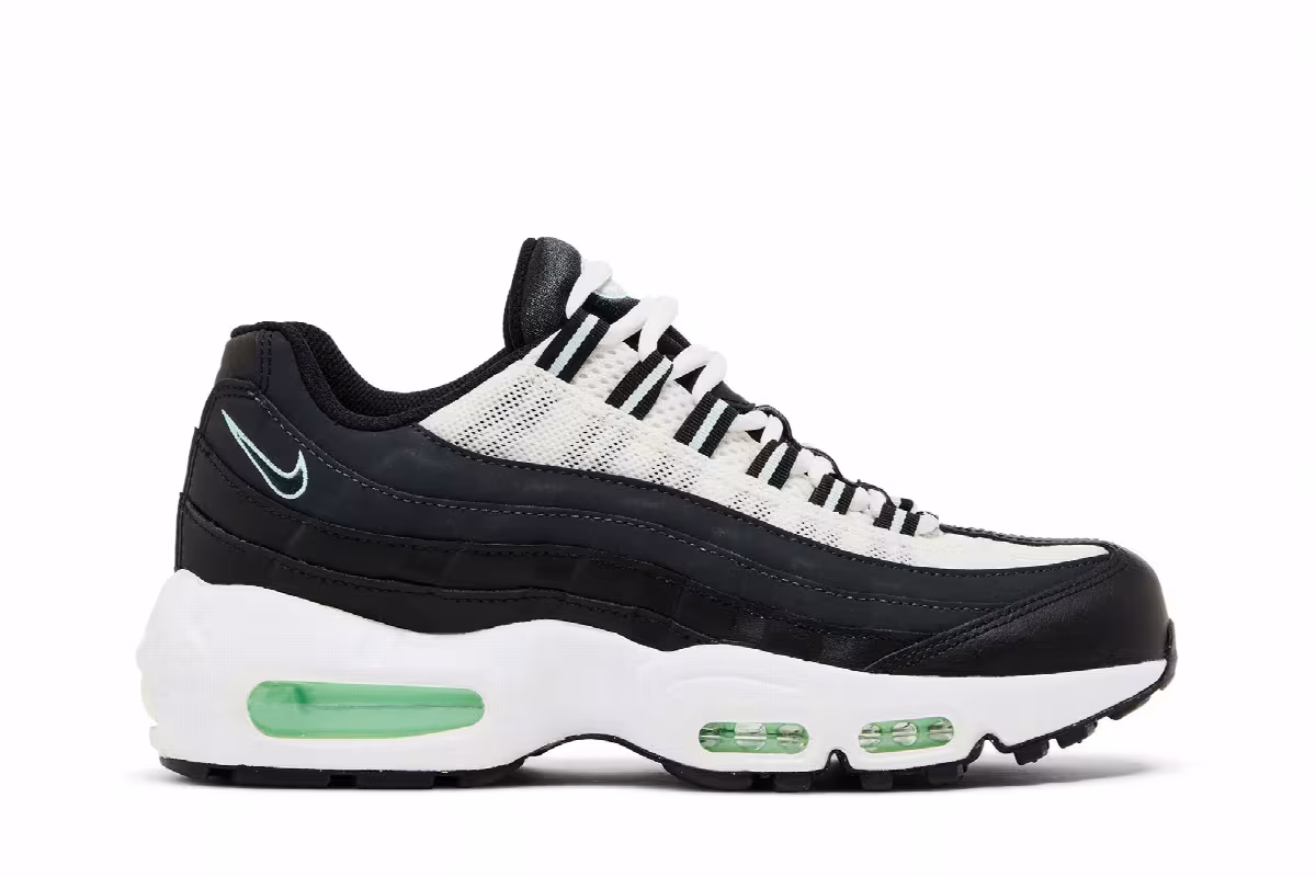 Nike Air Max 95 Recraft GS Anthracite White Mint Foam, view 2