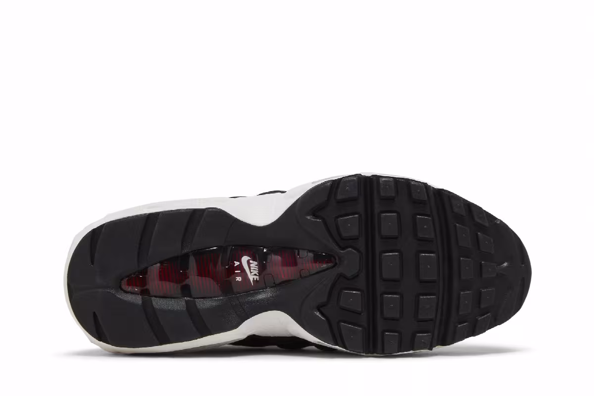 Nike Air Max 95 Recraft GS Anthracite Team Red, view 5