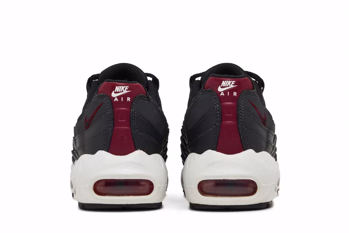 Nike Air Max 95 Recraft GS Anthracite Team Red, view 7