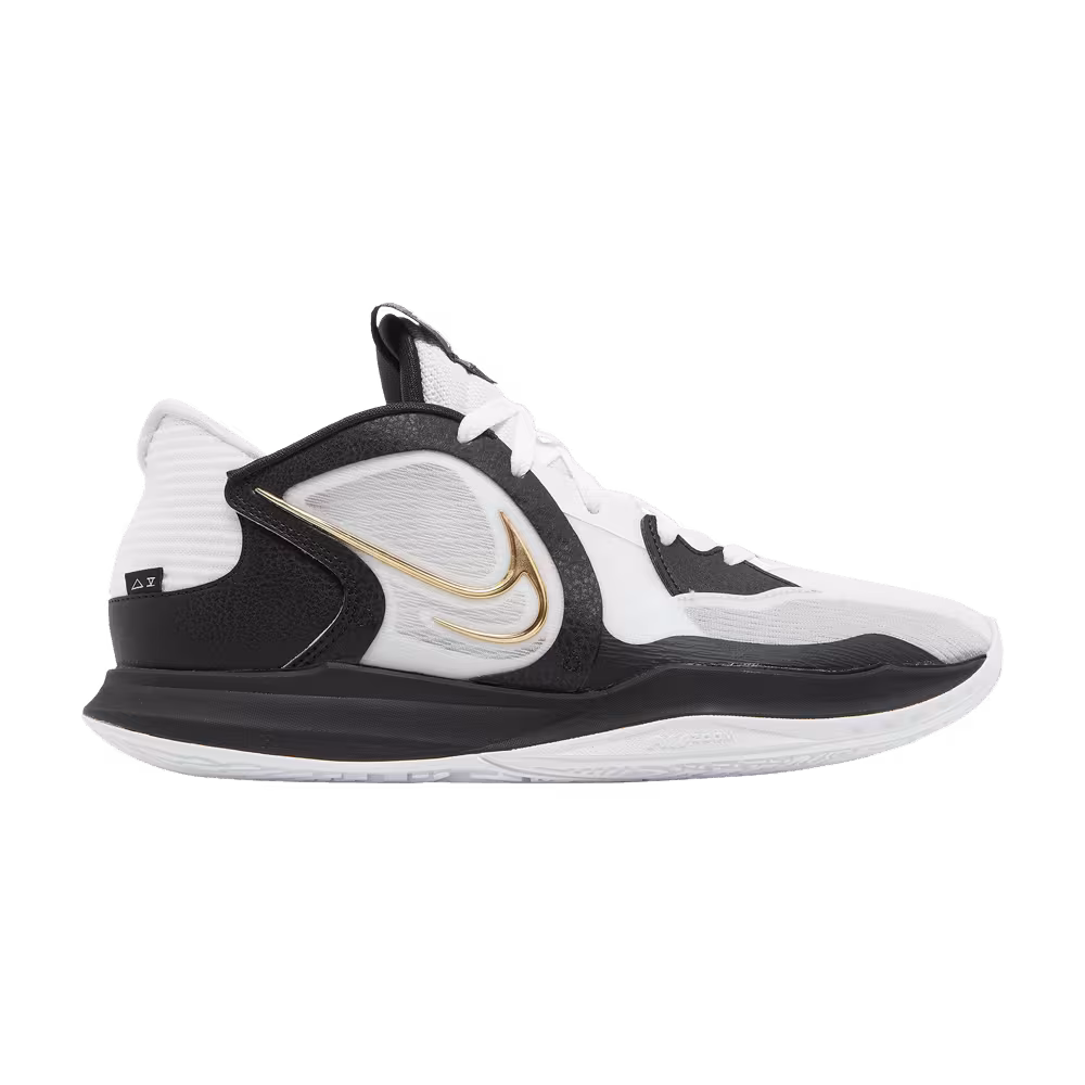 Nike Kyrie Low 5 White Black Metallic Gold