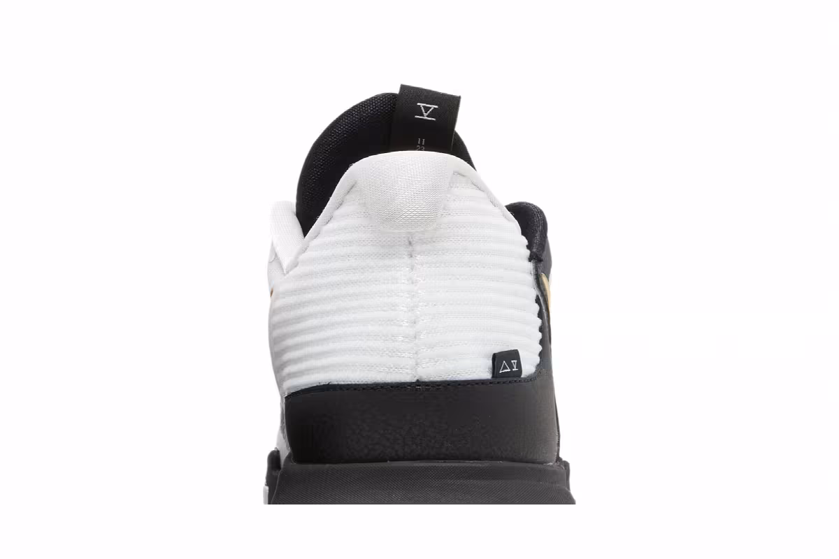 Nike Kyrie Low 5 White Black Metallic Gold, view 8