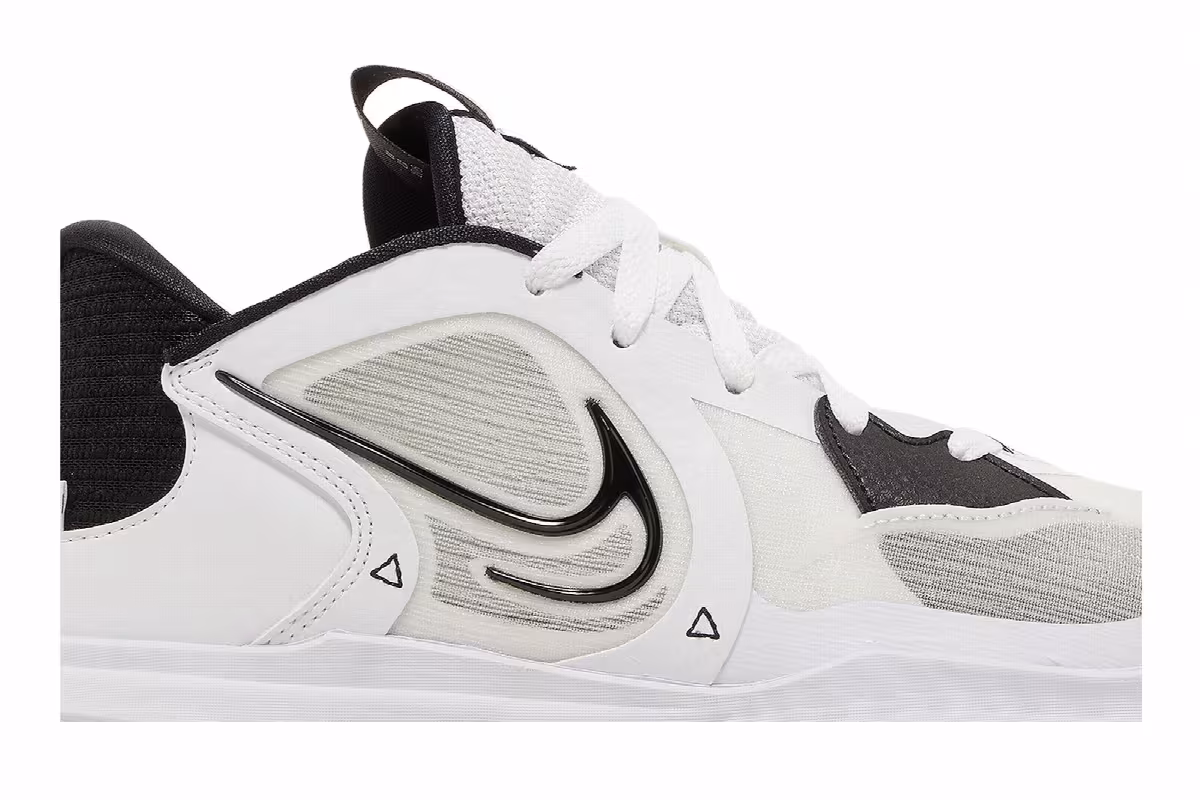 Nike Kyrie Low 5 TB White Black, view 3
