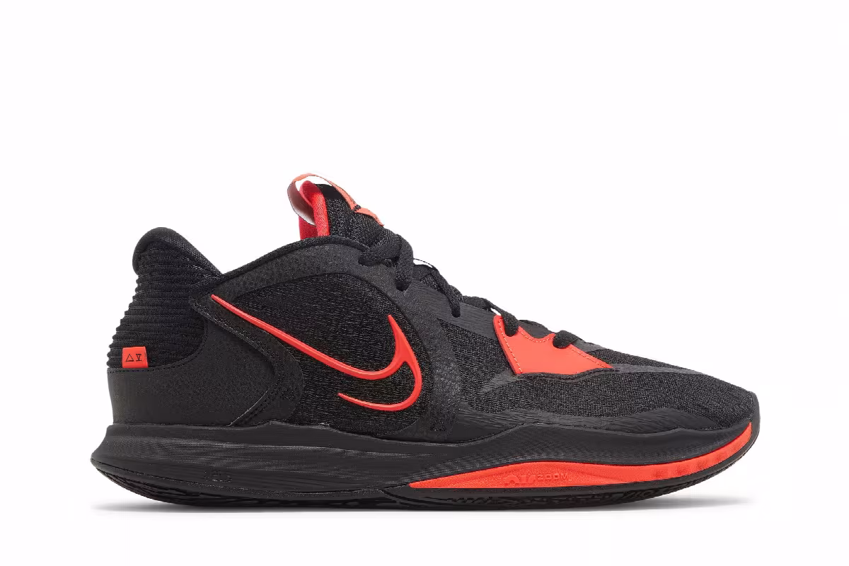 Nike Kyrie Low 5 Black Bright Crimson, view 2