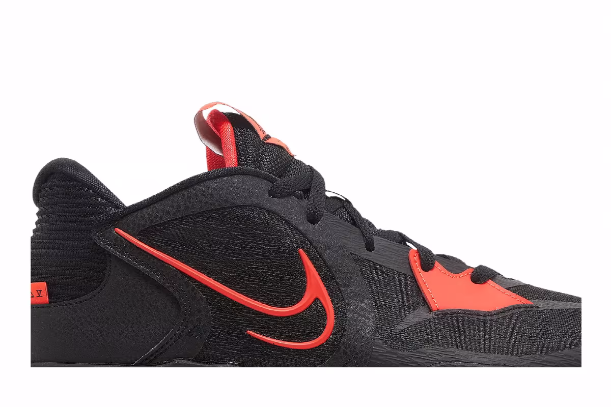 Nike Kyrie Low 5 Black Bright Crimson, view 3