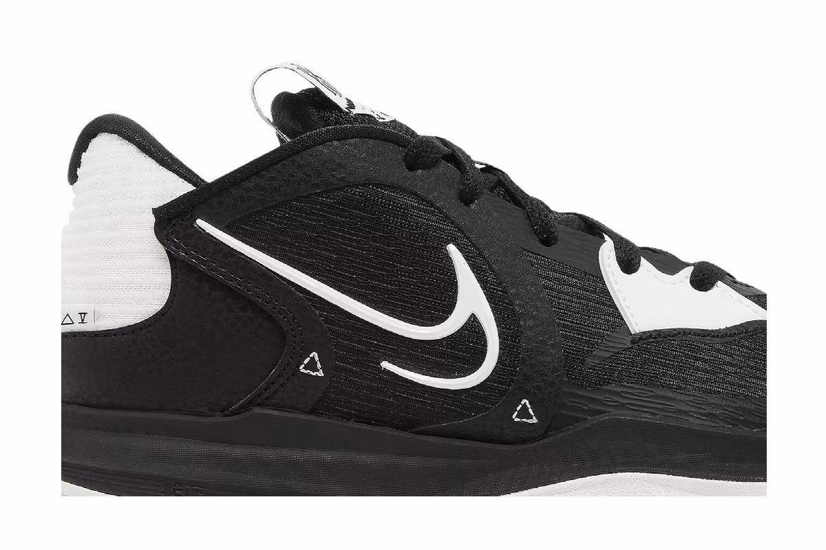 Nike Kyrie Low 5 TB Black White, view 3
