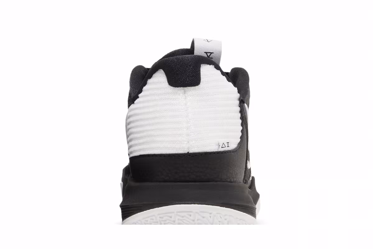 Nike Kyrie Low 5 TB Black White, view 8
