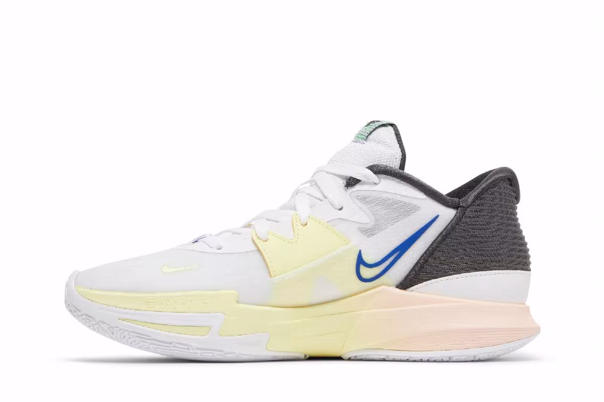Nike Kyrie Low 5 White Game Royal, view 4