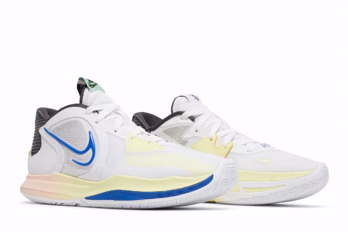 Nike Kyrie Low 5 White Game Royal, view 9