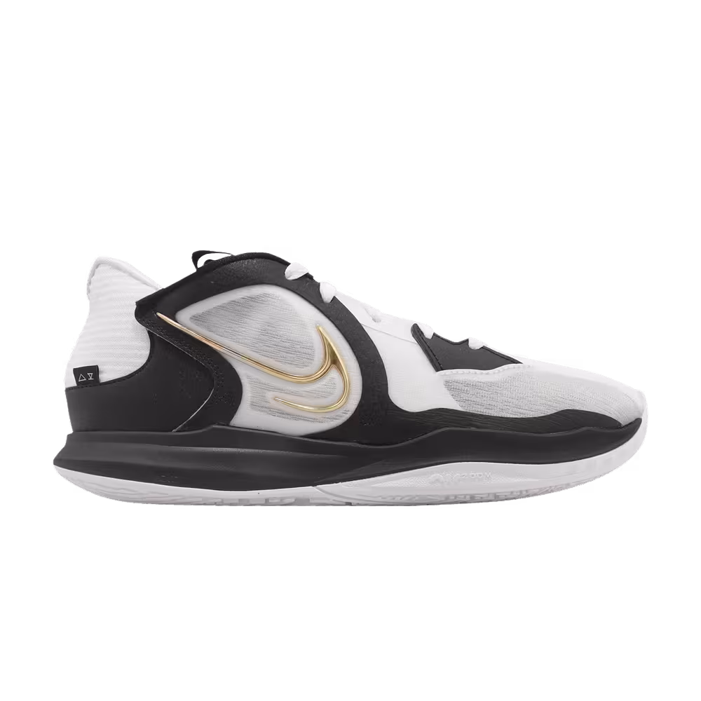 Nike Kyrie Low 5 EP White Black Metallic Gold