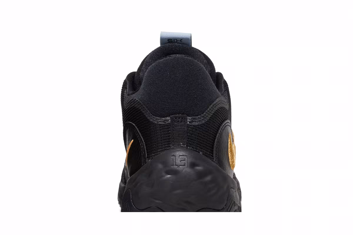 Nike PG 6 Black Metallic Gold, view 8