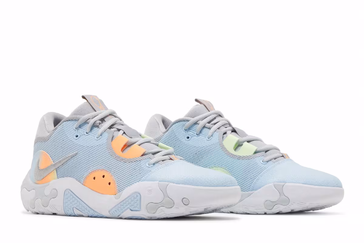 Nike PG 6 Celestine Blue Peach Cream, view 9