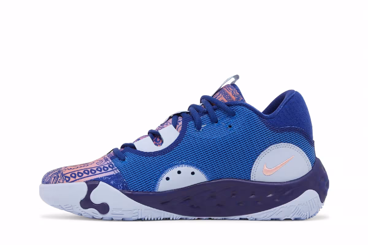 Nike PG 6 Blue Paisley, view 4