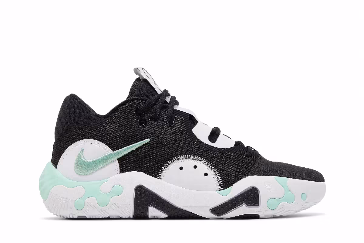 Nike PG 6 EP Black Mint Green, view 2