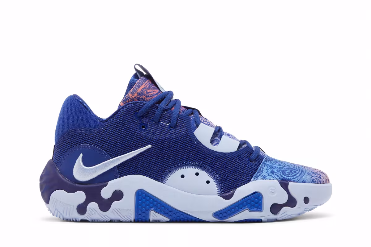 Nike PG 6 EP Blue Paisley, view 2