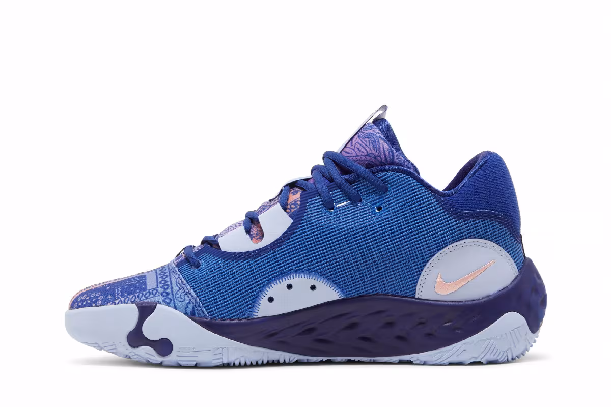 Nike PG 6 EP Blue Paisley, view 4