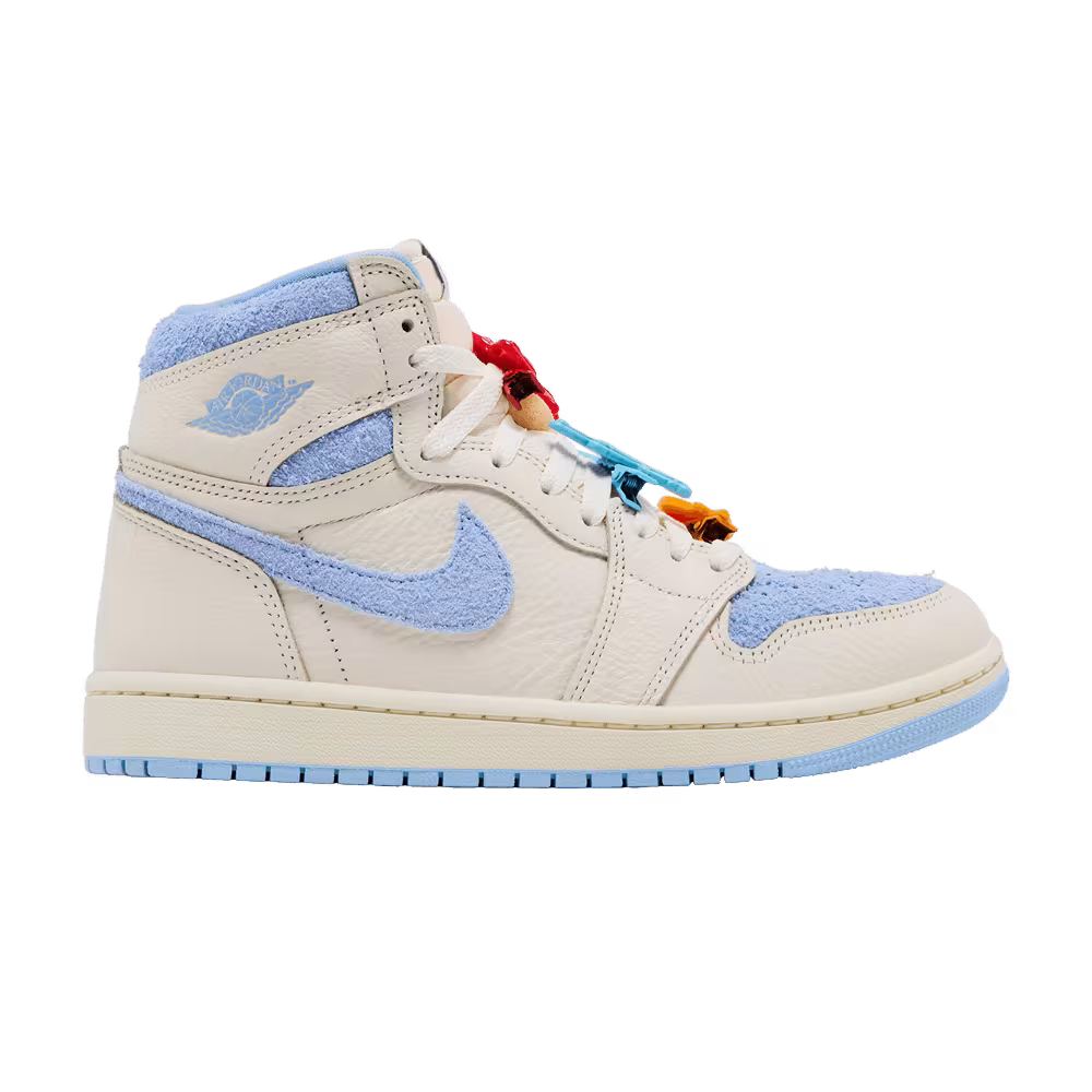 Women's Air Jordan 1 High OG Pale Ivory Psychic Blue