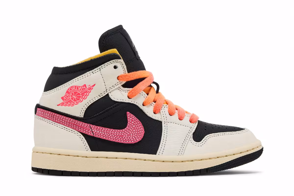 Women's Air Jordan 1 Mid SE Edge Flight Club, view 2