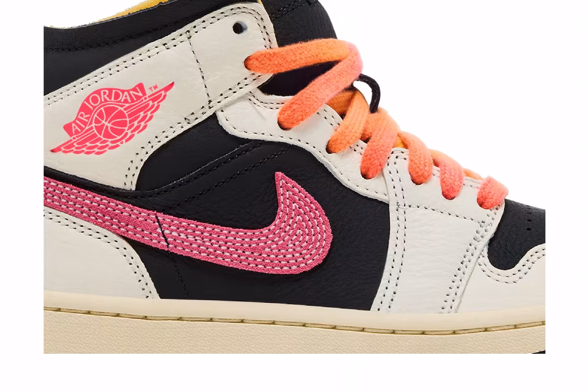 Women's Air Jordan 1 Mid SE Edge Flight Club, view 3