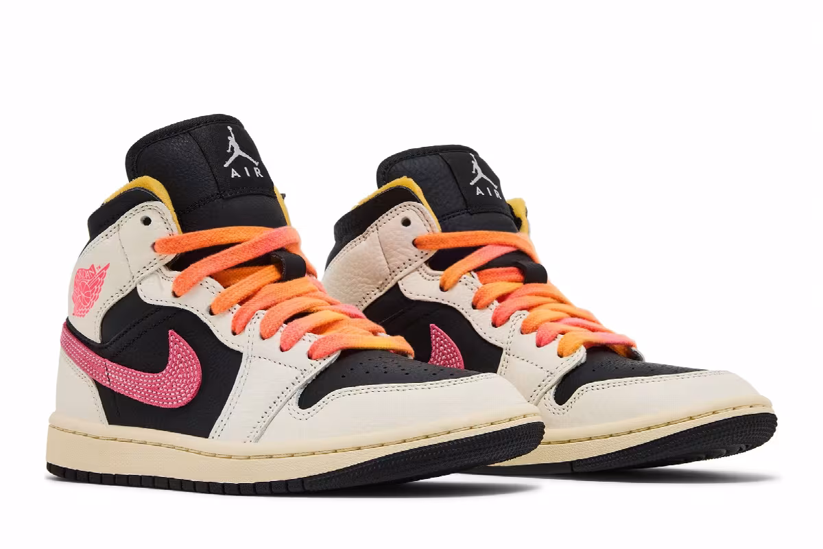 Women's Air Jordan 1 Mid SE Edge Flight Club, view 9