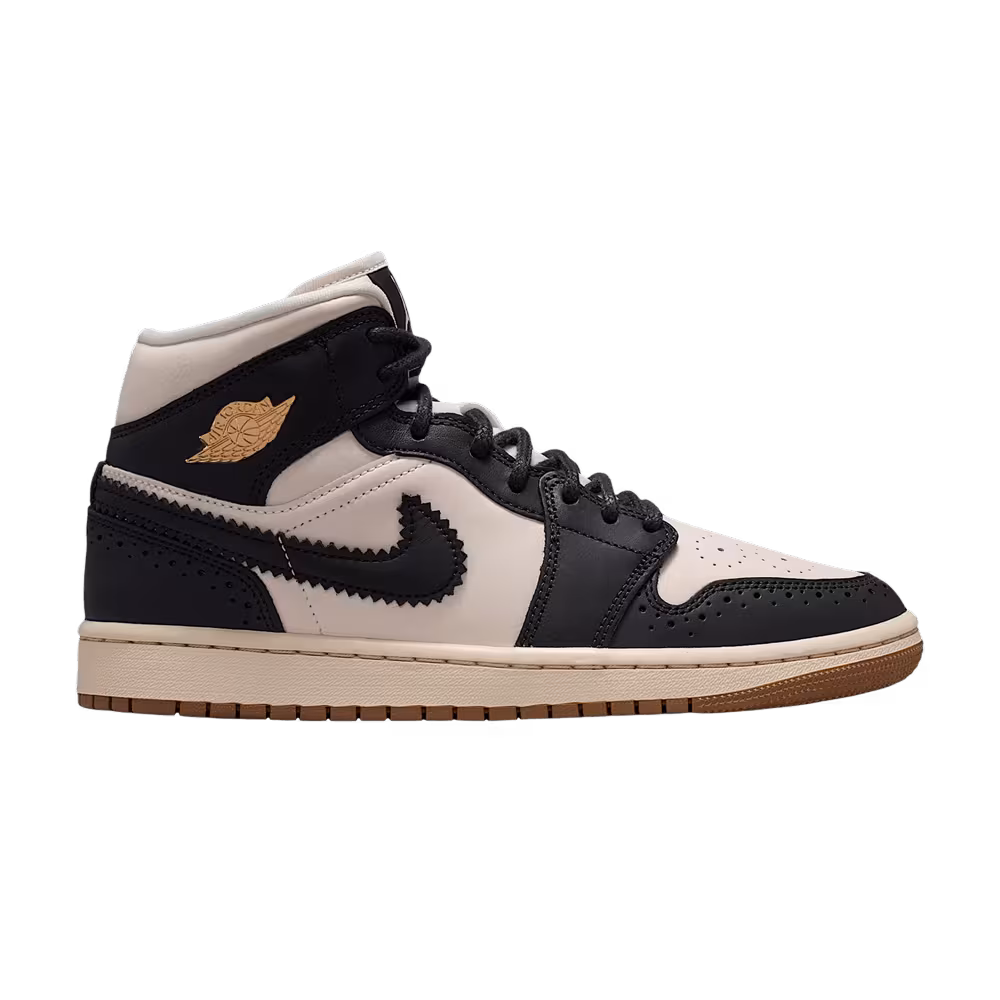 Air Jordan Women's 1 Mid SE Off Noir Chalk