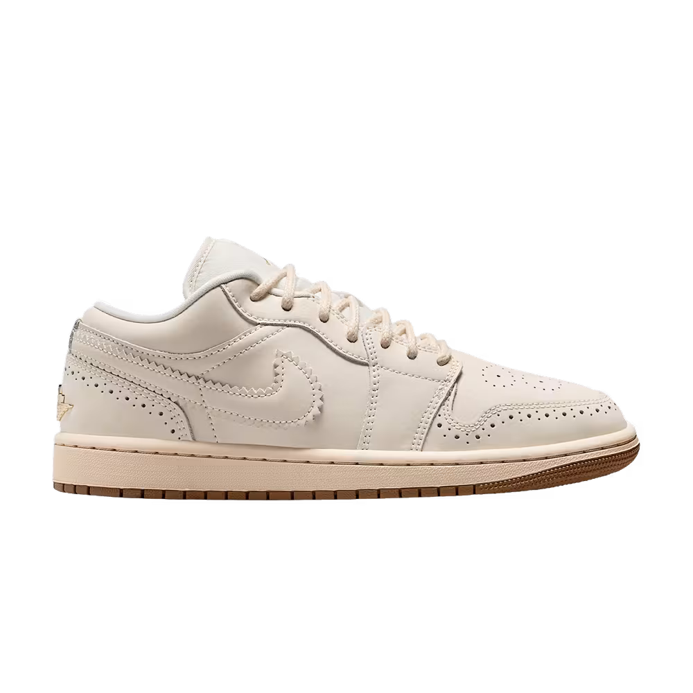 Air Jordan Women's 1 Low SE Chalk Metallic Gold