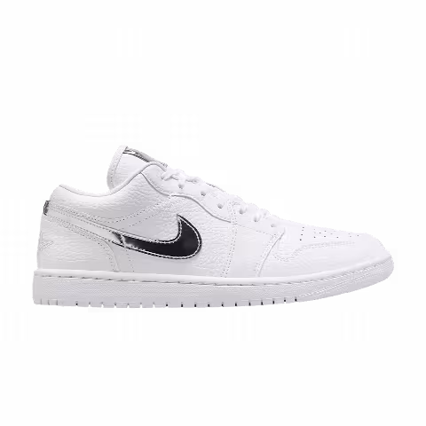 Air Jordan Wmns 1 Low SE 'White Metallic Silver'