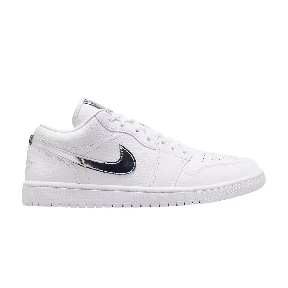 Air Jordan Women's 1 Low SE White Metallic Silver