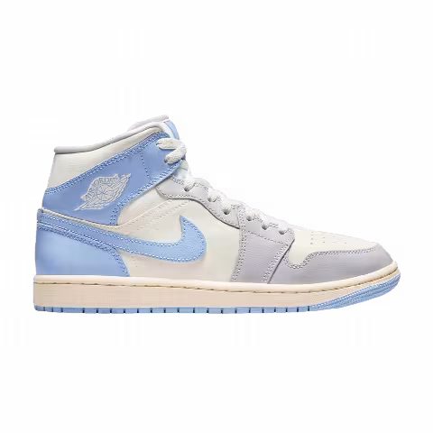 Wmns Air Jordan 1 Mid 'Psychic Blue Sail Coconut Milk'