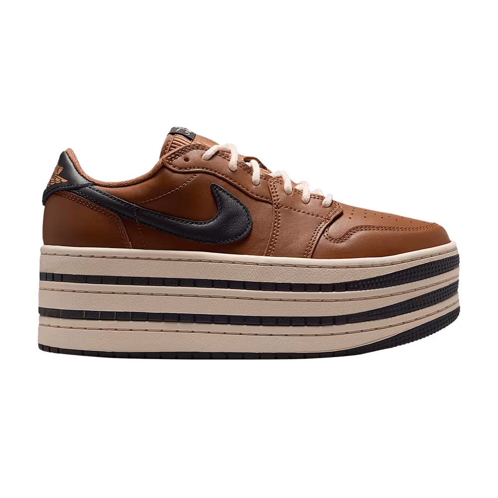 Air Jordan Women's 1 Triple Stack SE Light British Tan Metallic Gold