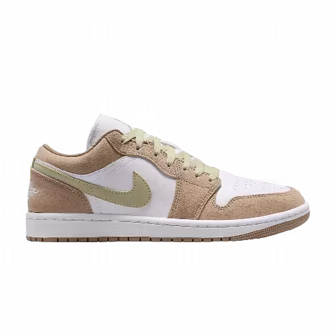 Air Jordan Wmns 1 Low 'Khaki Olive Aura Sail White'