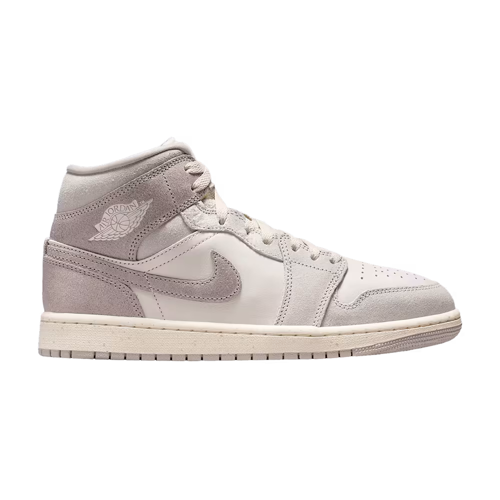 Air Jordan Women's 1 Mid SE Light Iron Ore