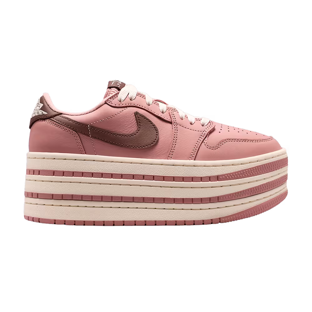 Air Jordan Women's 1 Triple Stack Rust Pink Cacao Wow Pearl White