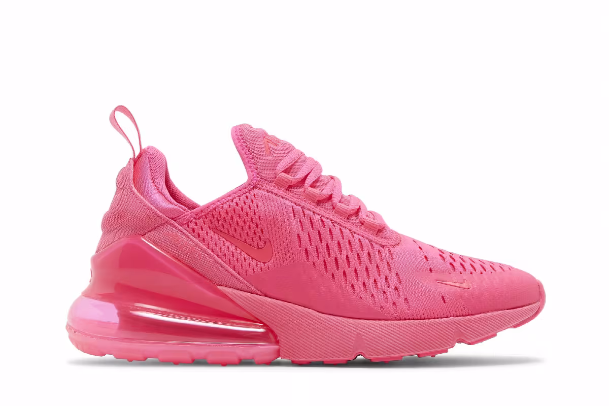 Nike Women's Air Max 270 Triple Pink, view 2