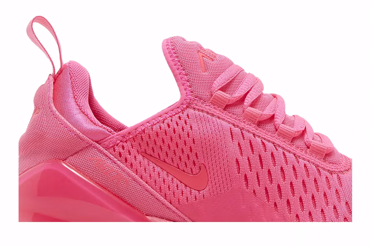 Nike Women's Air Max 270 Triple Pink, view 3