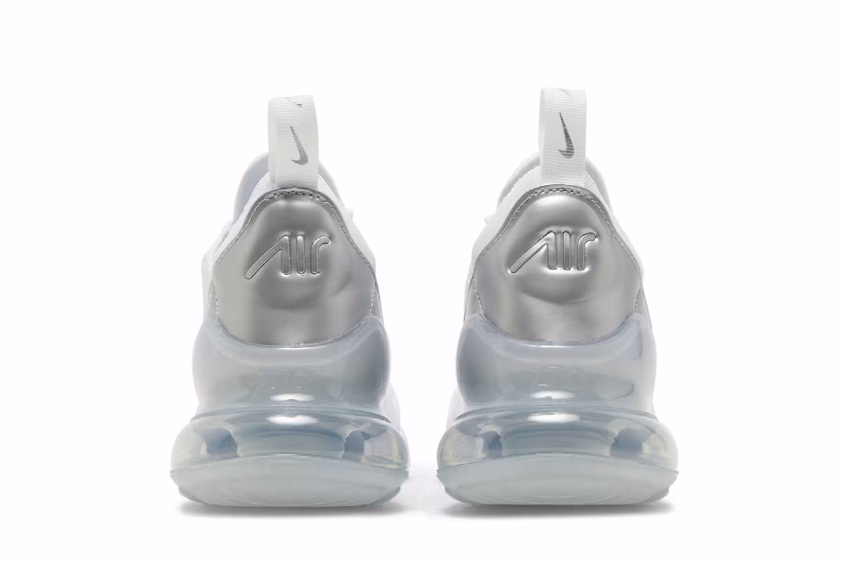 Nike Women's Air Max 270 White Pure Platinum, view 7